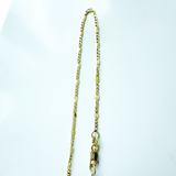 14K Solid Yellow Gold Fancy Chain