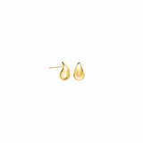 14K Solid Yellow Gold Fancy Drop Earrings