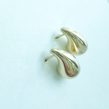 14K Solid Yellow Gold Fancy Drop Earrings