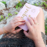 14K Solid White Gold Tennis Bracelet with Diamonds