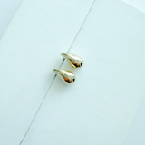 14K Solid Yellow Gold Fancy Drop Earrings