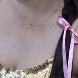 14K Solid Yellow Gold Adjustable Children Necklace