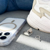 925 Sterling Silver CZ Square Unisex Ring