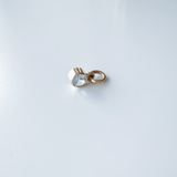 14K Solid Yellow Gold Birthstone Bezel Charm Pendant – Custom Jewelry