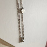 Custom Initial Paw Necklace