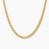 14K Solid Yellow Franco 2mm Chain