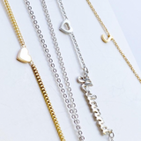 925 Sterling Silver Micro Cursive 3mm Name Necklace