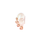 14K Solid Yellow Gold Flat Knot Earrings