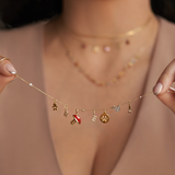 Customizable 14K Solid Yellow Gold Boy or Girl Pendant