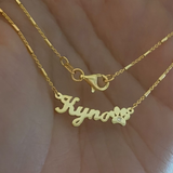 Custom Initial Paw Necklace