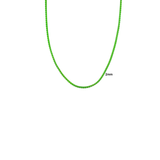 18K Gold Filled Colorful Enamel Box Chain Necklace