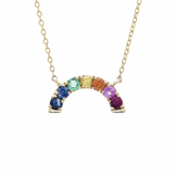 Custom Rainbow Necklace – Personalized & Colorful Jewelry