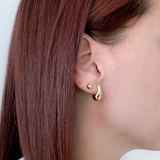 14K Solid Yellow Gold Fancy Drop Earrings