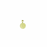 14K Solid Yellow and White Gold Saint Benedict Medal