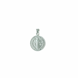 925 Sterling Silver Saint Benedict Pendant