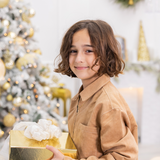 14K Solid Yellow Gold 17mm Cross Pendant