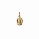 14K Solid Gold 21mm Miraculous Medal