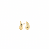 14K Solid Yellow Gold Fancy Drop Earrings