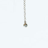 14K Solid Yellow Gold Crosses Lariat Necklace