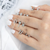 925 Sterling Silver Balls Bar Screw Back Earrings