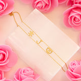 Customizable Double Chain Initials or Details Bracelet