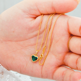 14K Solid Yellow Gold Baby Toilet Chain Necklace