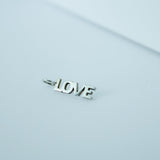 925 Sterling Silver Custom Block Pendant