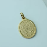 14K Solid Gold Unisex Miraculous Medal