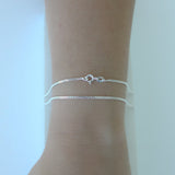 925 Sterling Silver Baby Curb Chain