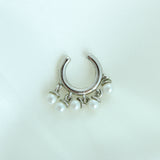 925 Sterling Silver Fresh Water Pearls Ear Cuff
