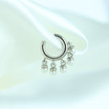 925 Sterling Silver Fresh Water Pearls Ear Cuff