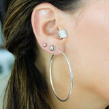 925 Sterling Silver Cubic Zirconia Bulk Ear Cuff