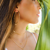 14K Solid Gold Diamond Tennis Choker