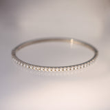 925 Sterling Silver Fresh Water Pearls Bangle