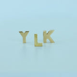14K Solid Yellow Gold Customizable Initial/Charm Necklace