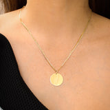 14K Solid Yellow Gold Unisex Curb Chain