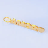 Customizable 14K Solid Yellow Gold AMOR Pendant