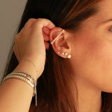 925 Sterling Silver Fresh Water Pearls Screw Back Earrings