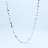 925 Sterling Silver Paperclip Chain