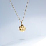 14K Solid Yellow Gold Baby Toilet Chain Necklace