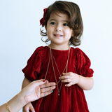 14K Solid Yellow Gold 1.5mm Rolo Chain with Lobster Lock