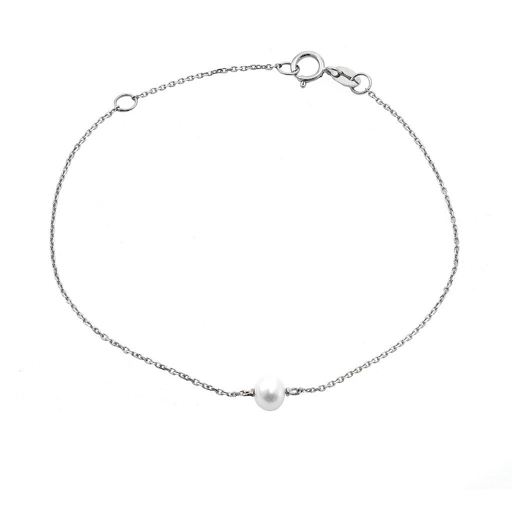 14K Solid Gold Birthstone Bezel Bracelet