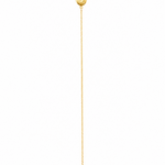     14K solid gold double Miraculous Medal necklace featuring two Italian Virgin Mary medals.