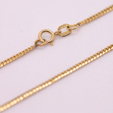 14K Solid Gold Chain Cuban Necklace