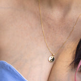 14K Solid Yellow Gold Semi Square Rolo Chain with Spring Lock