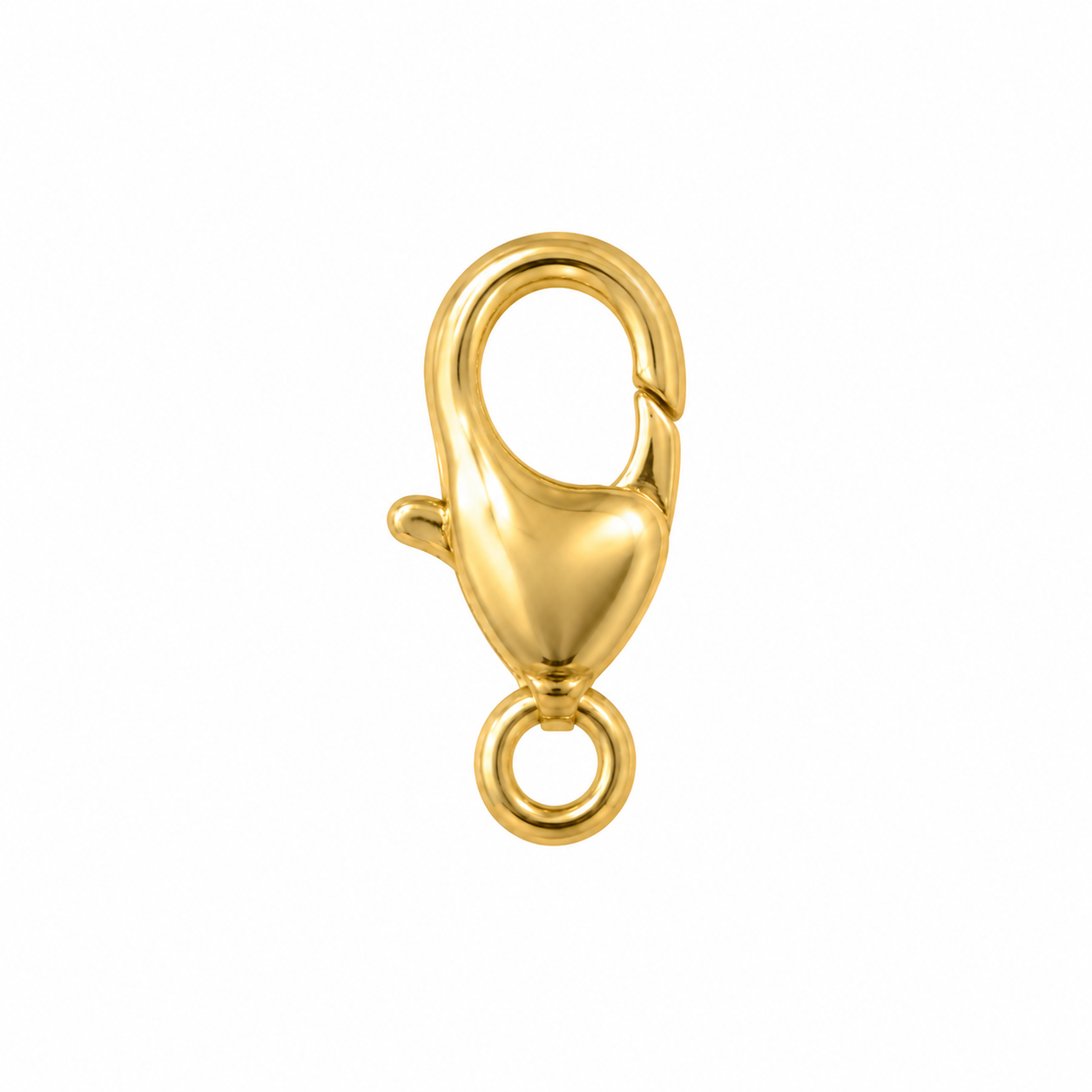 14K Solid Yellow Gold 9x5mm Lobster Clasp Replacement