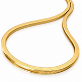 14K Solid Yellow Gold Herringbone Necklace – 16” 2mm (4.10g) or 18” 3mm (5.50g)
