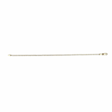 14K Solid Yellow Gold CZ Tennis Bracelet – Elegant Sparkling Design