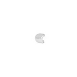 925 Sterling Silver Plain Bulky Ear Cuff 7.5mm