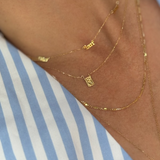 14K Solid Yellow Gold Fancy Chain